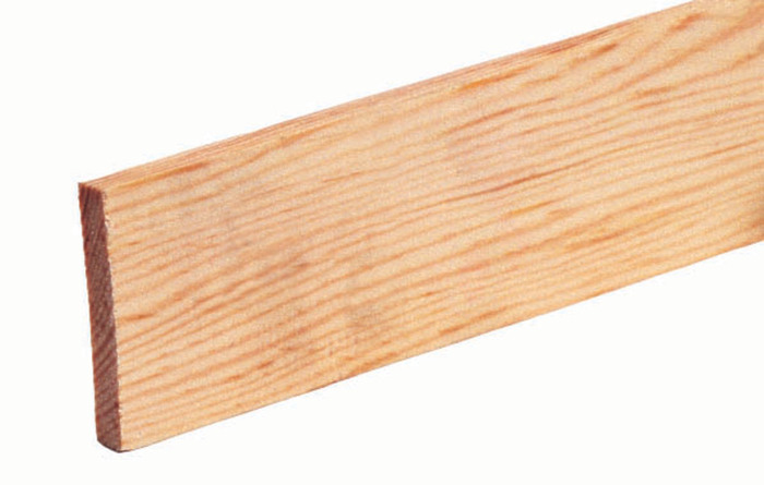 Furu glattkant 8x43x1000 mm i ubehandlet treverk